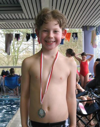ASG-Schwimmer Florian Göske beim 33. Nachwuchsschwimmen
